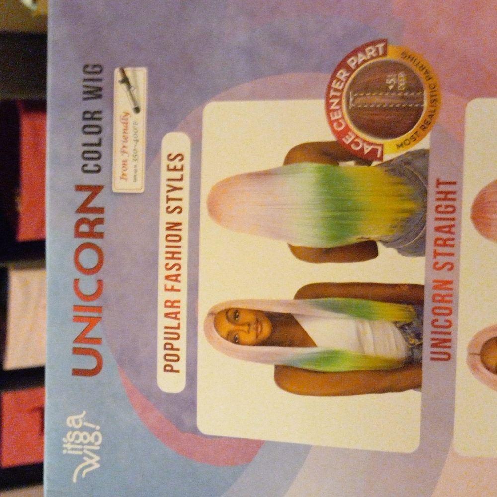 Unicorn color wig